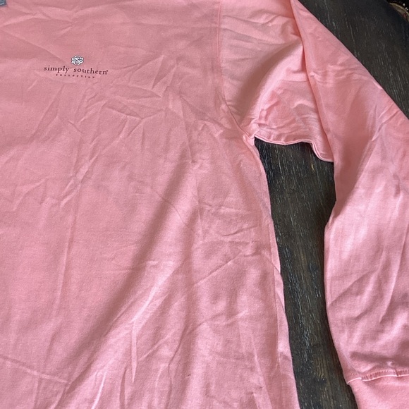Simply Southern Pink Meowdy Partner Cat Long Sleeve Tee - Picture 4 of 8
